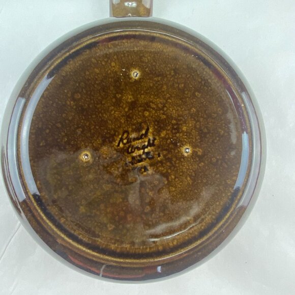 Vintage MCM Russel Wright Handled Bean Pot 2Q Brown - Picture 9 of 12